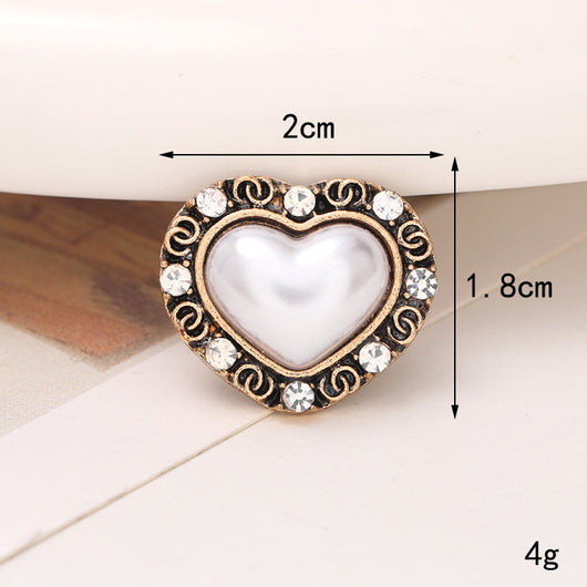 Adornos de Cristal Brillante para Zapatos - Accesorios DIY Estilo Clásico con Flor de Perla - Image 41