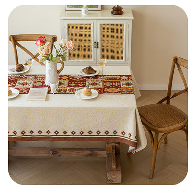 Mantel Rectangular para Mesa de Centro - Diseño Atmosférico en Tela - Image 15