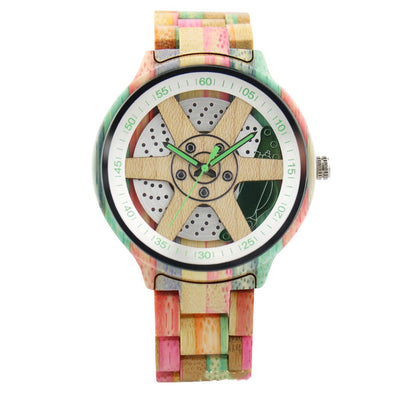Reloj de Madera y Cuarzo para Adultos - Diseño Casual y Elegante - Image 7