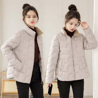 Abrigo Acolchado de Algodón Estilo Coreano para Mamás - Image 7