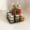 Rotating Kitchen Spice Rack, Countertop, Spices, Single Square Shelf