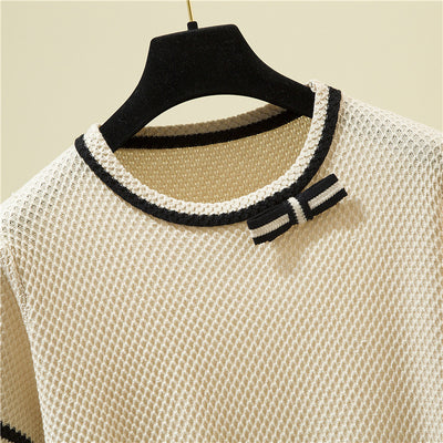 Suéter de Seda de Hielo Tejido para Mujer - Pullover Holgado y Transpirable - Image 8