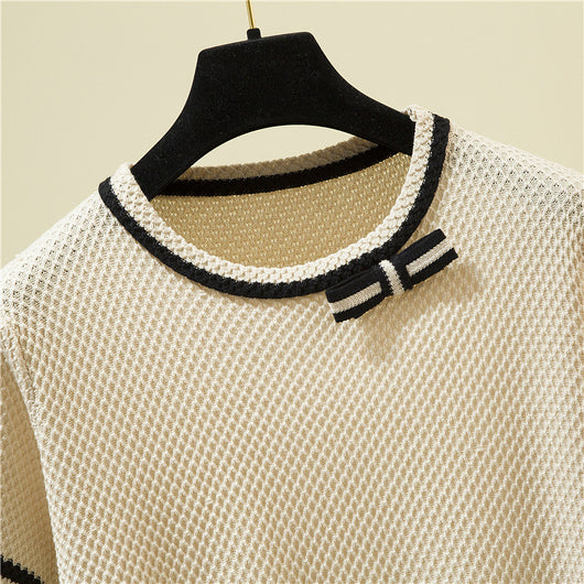 Suéter de Seda de Hielo Tejido para Mujer - Pullover Holgado y Transpirable - Image 8