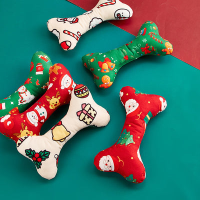 Juguete Peluche Navideño para Perros - Alivia Estrés y Mastica - Image 15