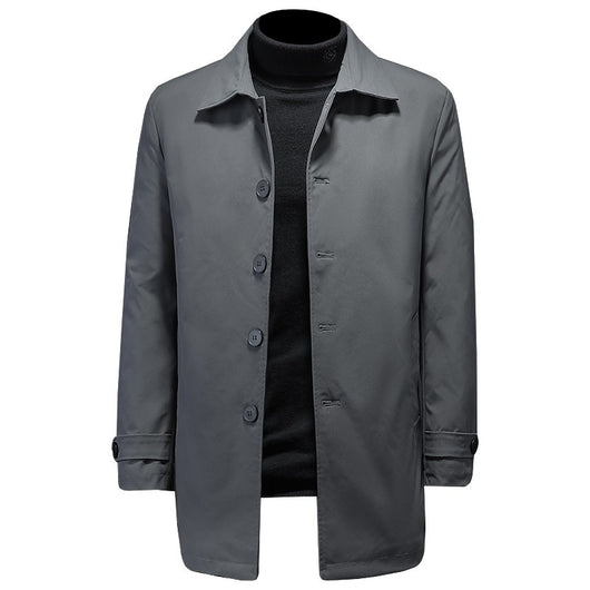 Chaqueta Pluma para Hombre con Cuello de Camisa - Image 9