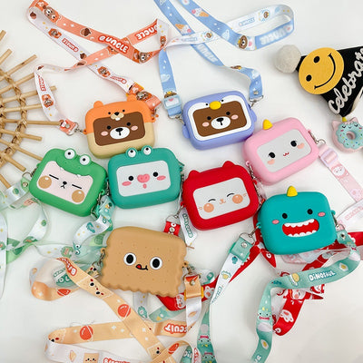 Bolsa Crossbody de Silicona Mini Adorable para Niños