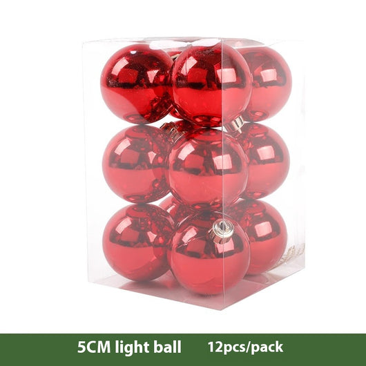 Bola de Navidad Roja Electrochapada - Adorno Colgante para Árbol - Image 10