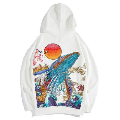 Suéter Hoodie para Hombre con Bordado Artesanal Pesado - Image 5