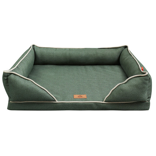 Cama Nido para Perros de Lino Extraíble y Lavable - Uso Todo el Año - Image 5