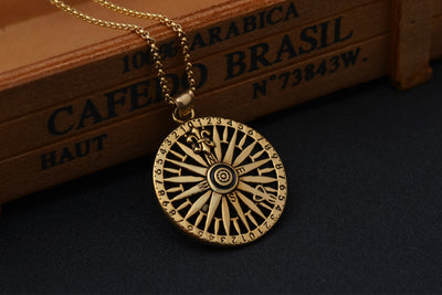 Collar Punk Retro de Acero Titanio para Hombre - Pendiente Acero Inoxidable - Image 9