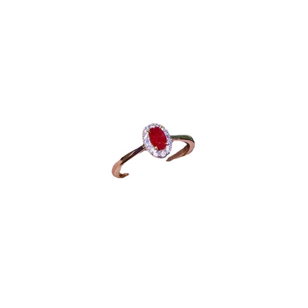 Anillo de Rubí Sangre de Paloma en Plata 925 - Image 5