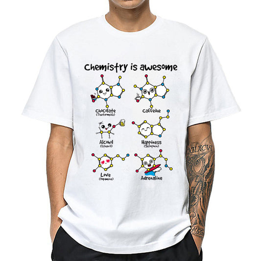 Playera Matemática con Diseño de Juegos de Palabras - Algodón 100%