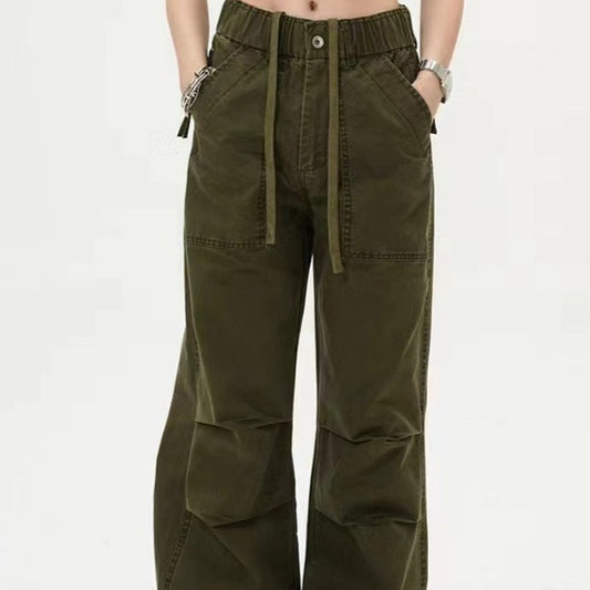 Pantalones Vaqueros Grises con Pliegues en Rodilla - Diseño Exclusivo