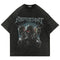 Men's Custom Loose Hip Hop Distressed T-Shirt