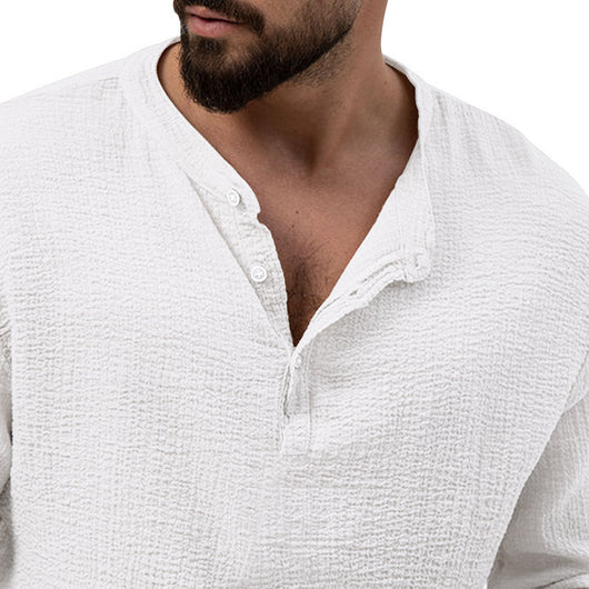 Traje Casual de Manga Larga en Colores Sólidos para Hombre - Image 16