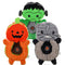 Juguetes para Perros Halloween - Sonajeros Interactivos Bruja, Demonio y Calabaza