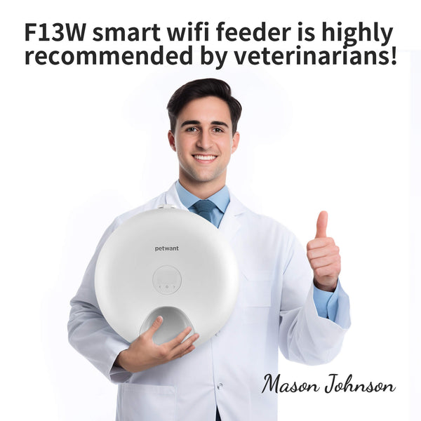 Comedero Automático Inteligente Donut Frost WiFi 6 para Gatos y Perros con Control por App