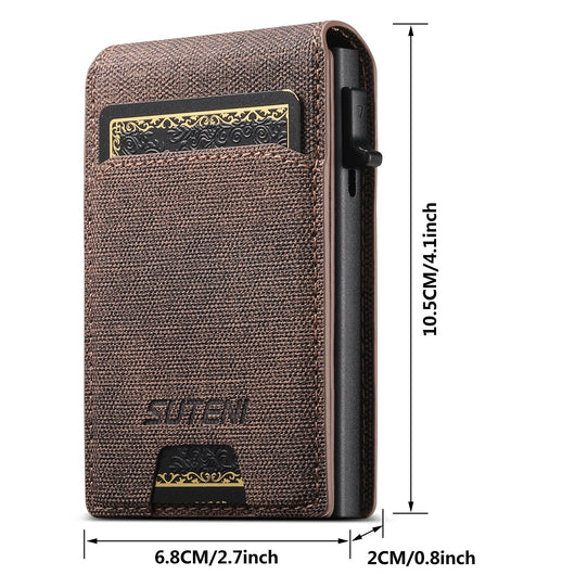 Billetera de Cuero Texturizado con Compartimentos para Tarjetas - Image 17
