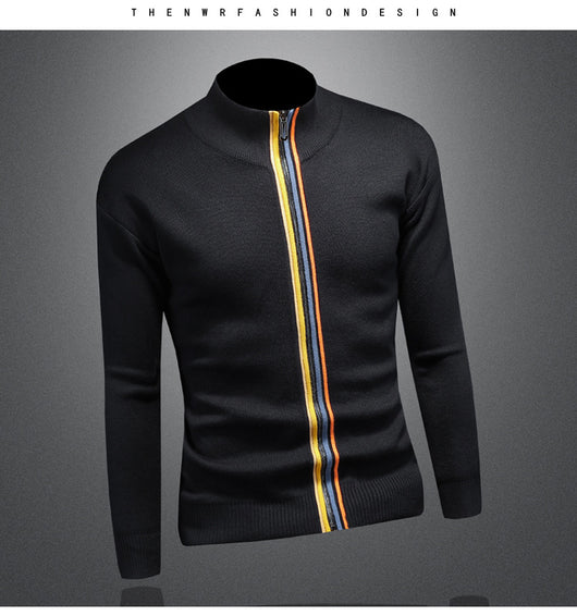 Cardigan Suéter Hombre Slim Fit Elegante - Image 10