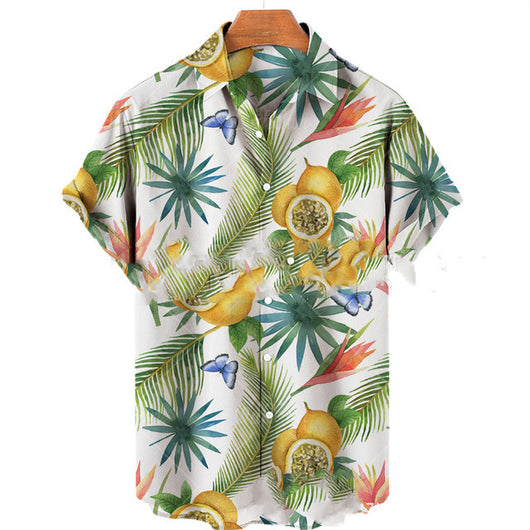 Camisa Casual Slim Fit con Estampado 3D para Hombre - Image 9