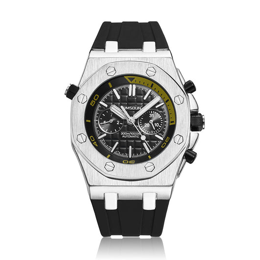 Reloj Deportivo para Hombre Automático Resistente al Agua con Correa de Silicona - Image 6
