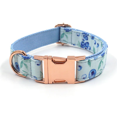 Collar para Perro Rose Gold con Lazo y Hebilla Ajustable Blueberry Pet - Image 3