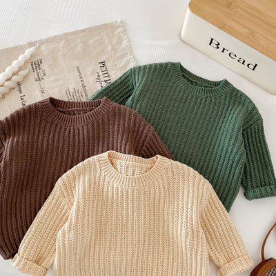 Suéter Tejido Grueso para Niños - Pullover Cómodo y Duradero - Image 13