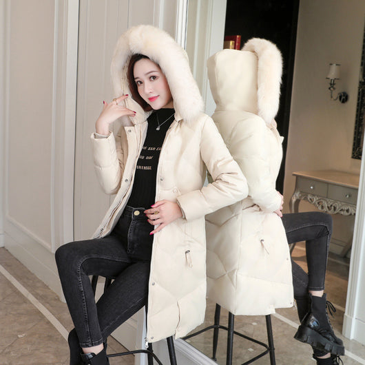 Chaqueta Acolchada de Invierno con Cuello de Pelaje Grande - Image 9