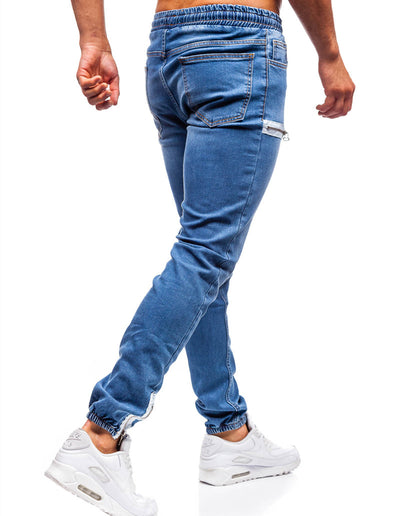 Pantalones Quirúrgicos con Cierre de Movimiento Vaquero - Image 15