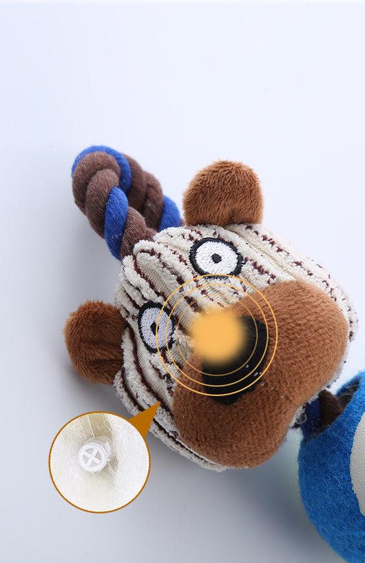 Juguete Interactivo para Perros con Cuerda y Pelota de Tenis Resistente - Image 11