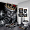 Cortina de Baño Halloween Impresa Gruesa e Impermeable