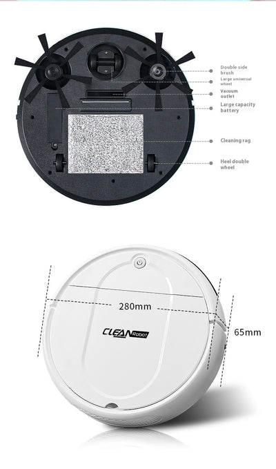Robot Aspirador Inteligente Mini con Carga USB - Image 14
