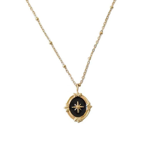 Collar Cadena de Clavícula con Estrellas - Oro Negro Minimalista - Image 8