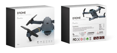 Dron Plegable E58 con Transmisión WiFi y Control Remoto de 4 Ejes - Image 15