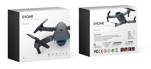 Dron Plegable E58 con Transmisión WiFi y Control Remoto de 4 Ejes - Image 15
