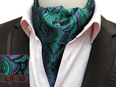 Bufanda Jacquard de Poliéster Estilo Británico para Hombre - Image 37