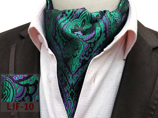 Bufanda Jacquard de Poliéster Estilo Británico para Hombre - Image 37