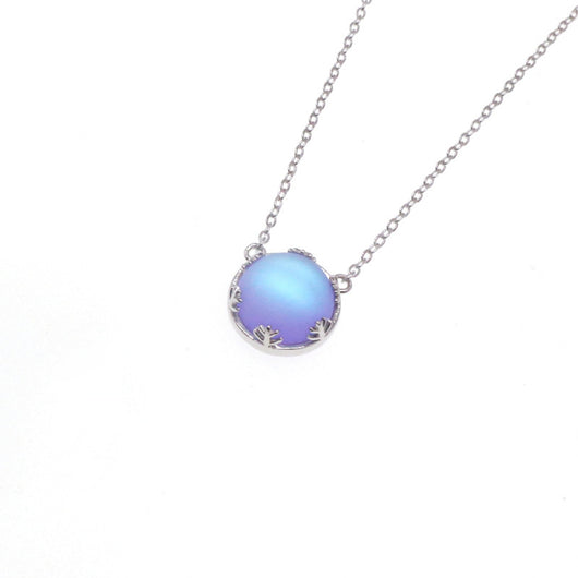 Collar de Plata 925 con Piedra Luna y Colgante Rama - Image 7