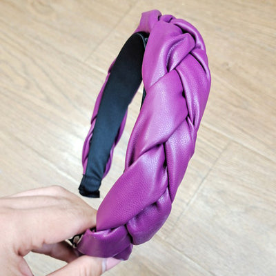 Diadema de Cuero Trenzado Estilo Europeo y Americano - Image 11