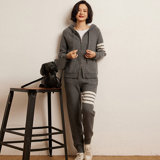 Conjunto de Pantalón y Suéter de Cachemira para Mujer - Image 3