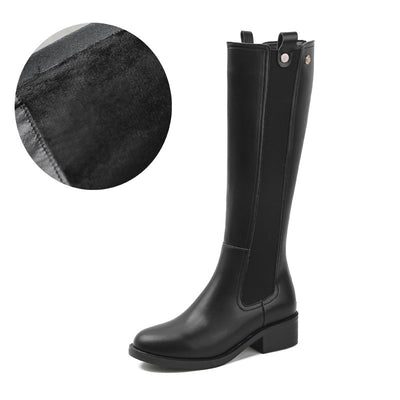 Botas para Mujer con Caña Ancha y Tacón Grueso - Image 11