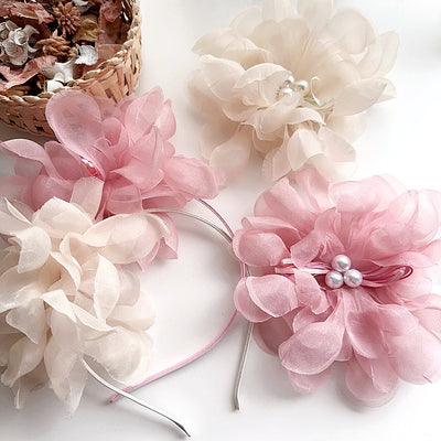 Accesorios para el Cabello Infantil con Clip Lateral Flor de Perla - Image 15