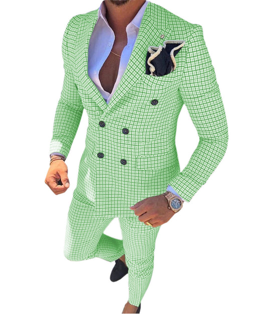 Traje Ejecutivo Slim Fit Dos Piezas Estilo Coreano para Hombre - Image 2