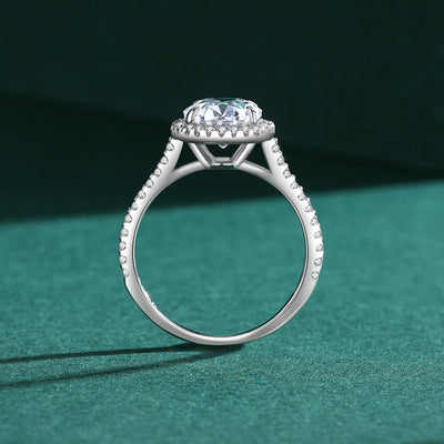 Anillo de Plata 925 con Diamante Huevo de Paloma - Image 6