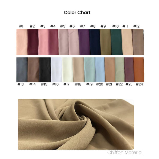 Pañuelo Burbuja de Gasa Perla en Colores Puros para Mujer - Image 31