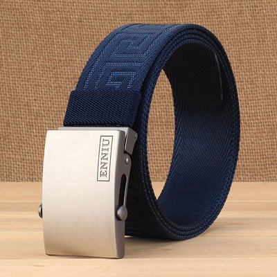 Cinturón de Lona para Hombre con Hebilla Suave - Image 39