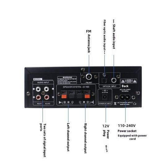 Parlante Bluetooth AK55 de Alta Potencia HiFi Digital - Image 3