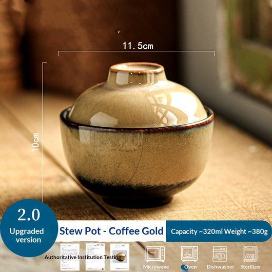 Olla de Cerámica para Baño María con Tapa - Recipiente Ideal para Postres - Image 10