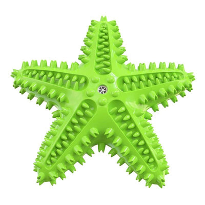 Juguete Limpiador de Dientes para Perros Grandes - Estrella Interactiva con Sonido Chirriante - Image 7