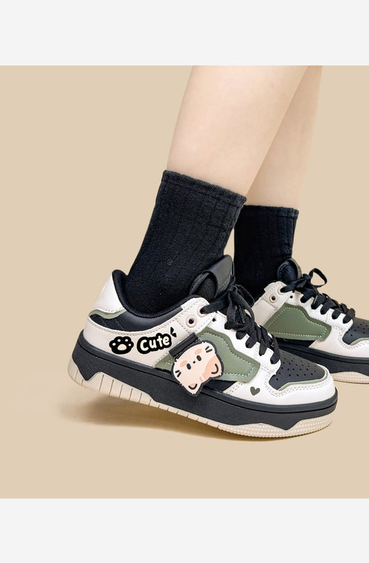 Tenis Casuales para Mujer con Combinación de Colores - Diseño Plano y Cómodo - Image 10
